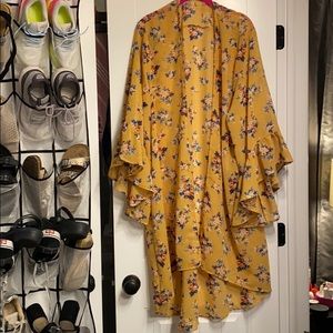 Beautiful, sheer, long kimono